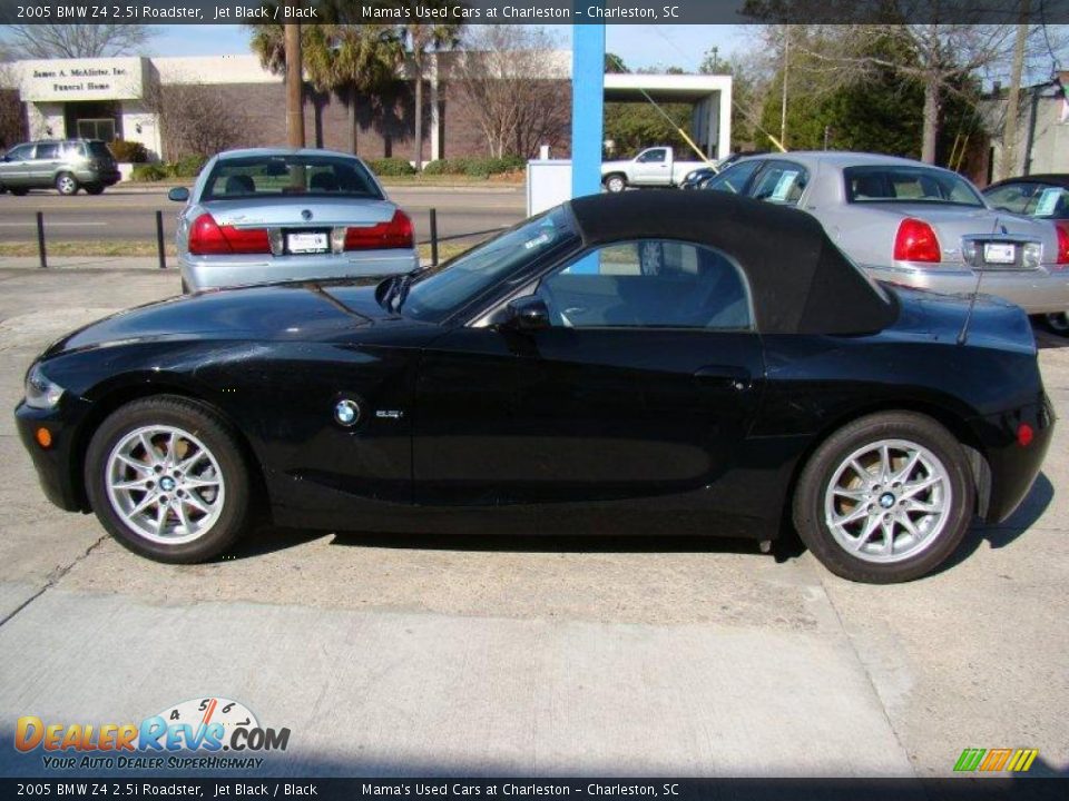 2005 BMW Z4 2.5i Roadster Jet Black / Black Photo #5