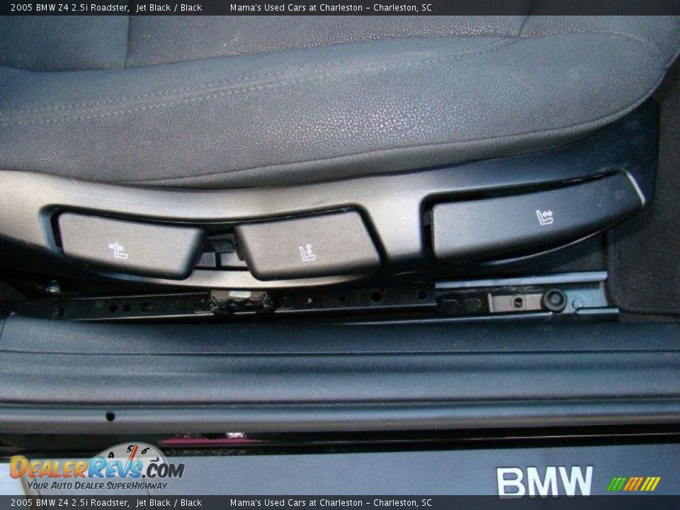 2005 BMW Z4 2.5i Roadster Jet Black / Black Photo #10
