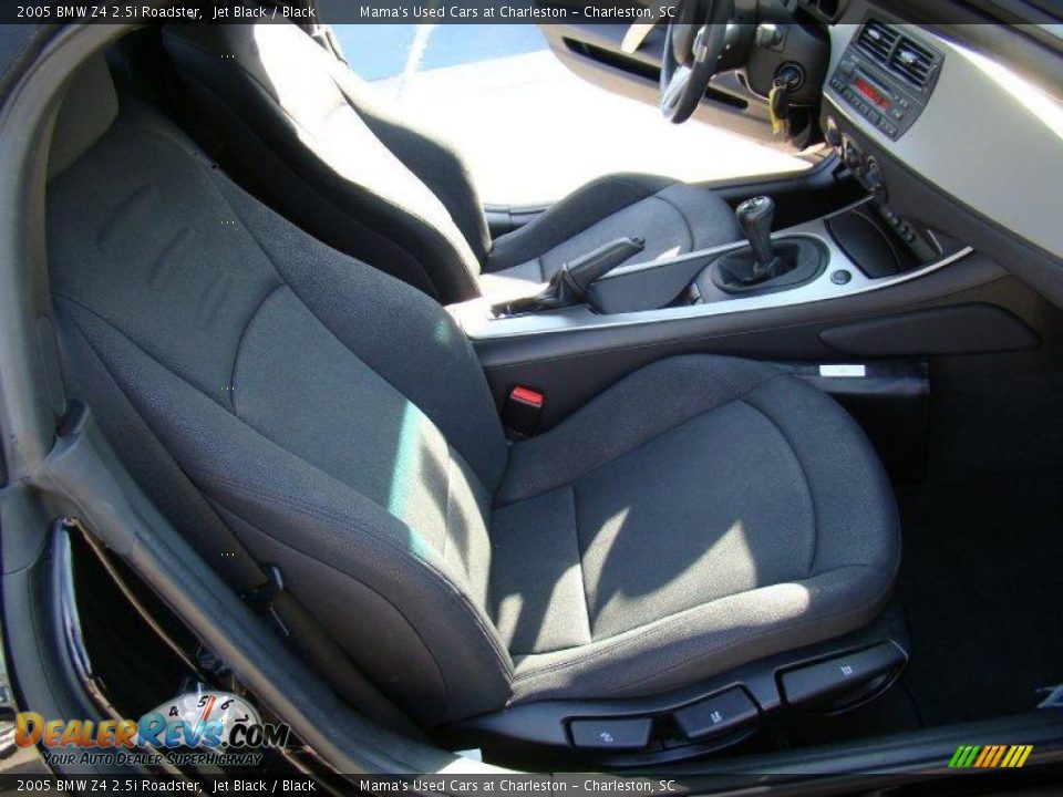 2005 BMW Z4 2.5i Roadster Jet Black / Black Photo #12