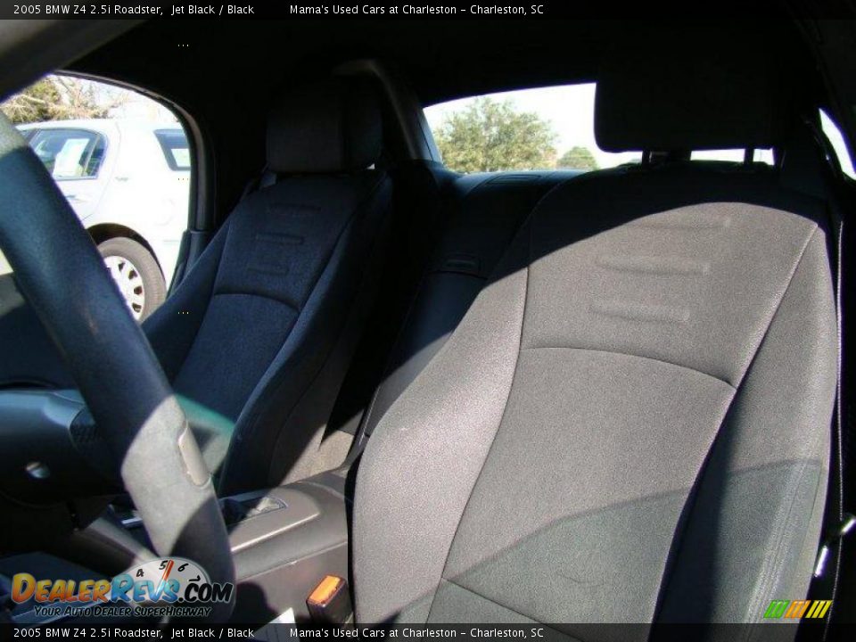 2005 BMW Z4 2.5i Roadster Jet Black / Black Photo #14