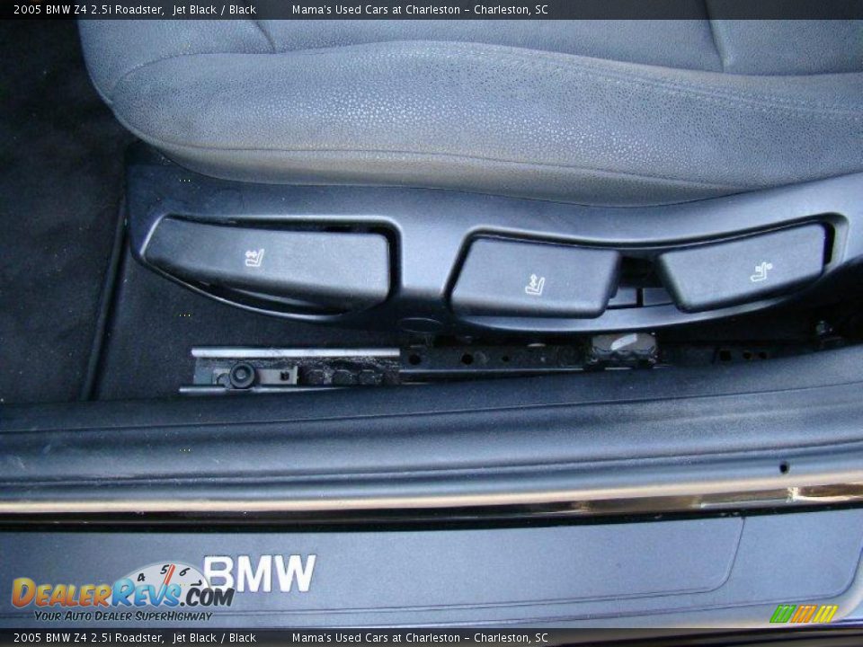 2005 BMW Z4 2.5i Roadster Jet Black / Black Photo #15