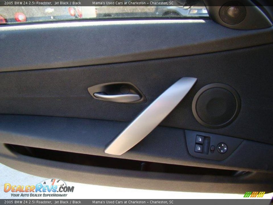 2005 BMW Z4 2.5i Roadster Jet Black / Black Photo #17