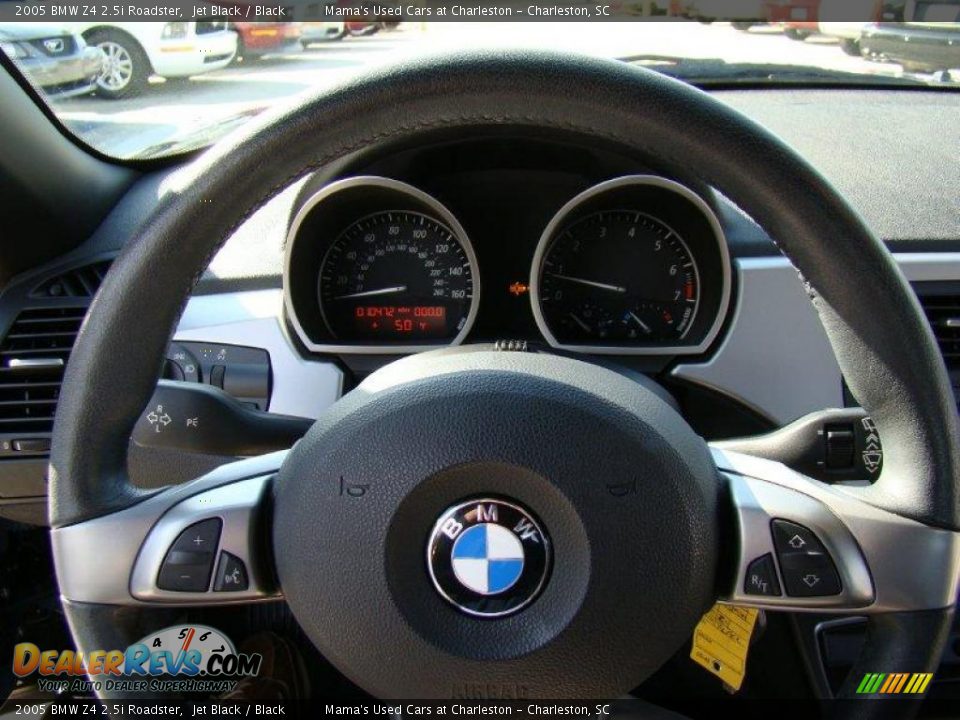 2005 BMW Z4 2.5i Roadster Jet Black / Black Photo #22