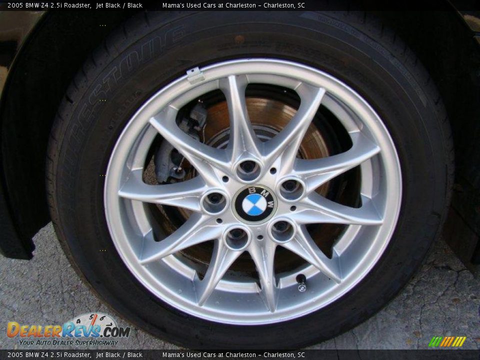 2005 BMW Z4 2.5i Roadster Jet Black / Black Photo #24