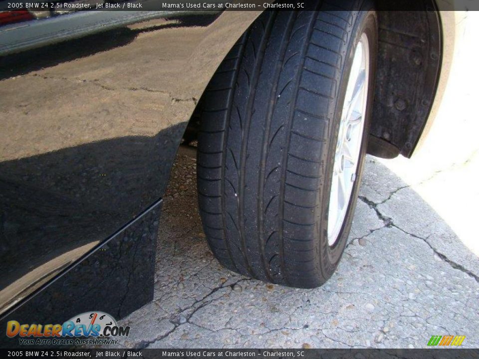 2005 BMW Z4 2.5i Roadster Jet Black / Black Photo #25