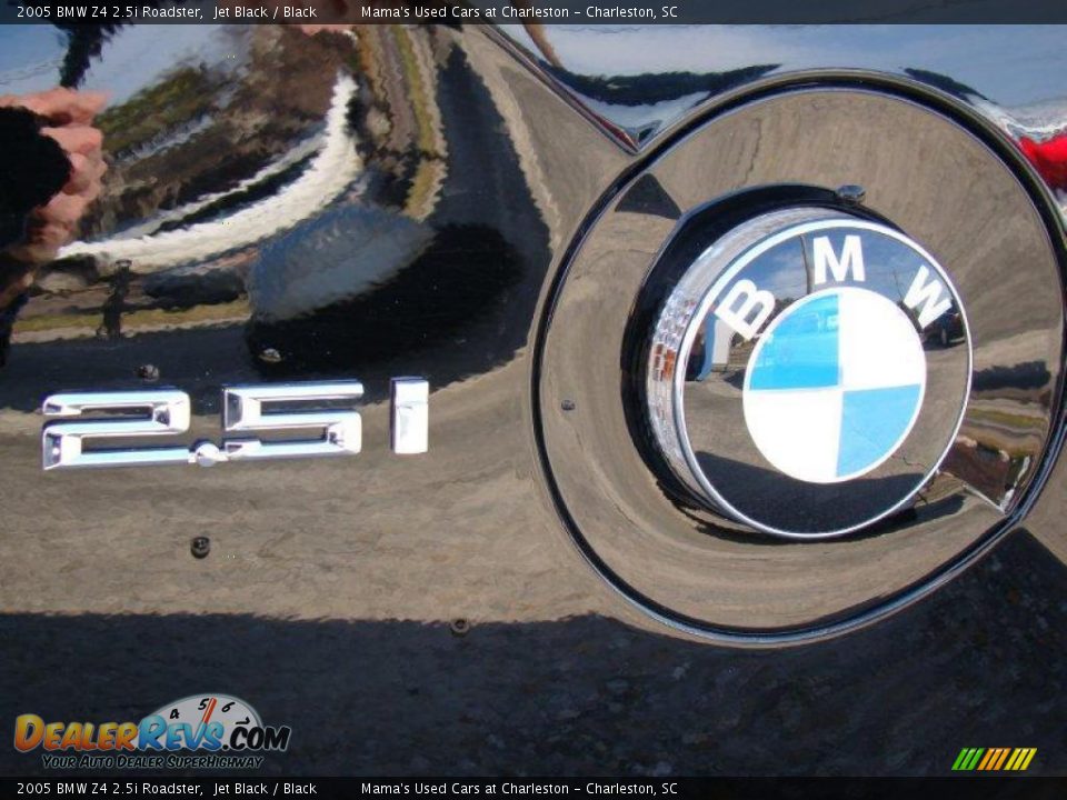 2005 BMW Z4 2.5i Roadster Jet Black / Black Photo #26