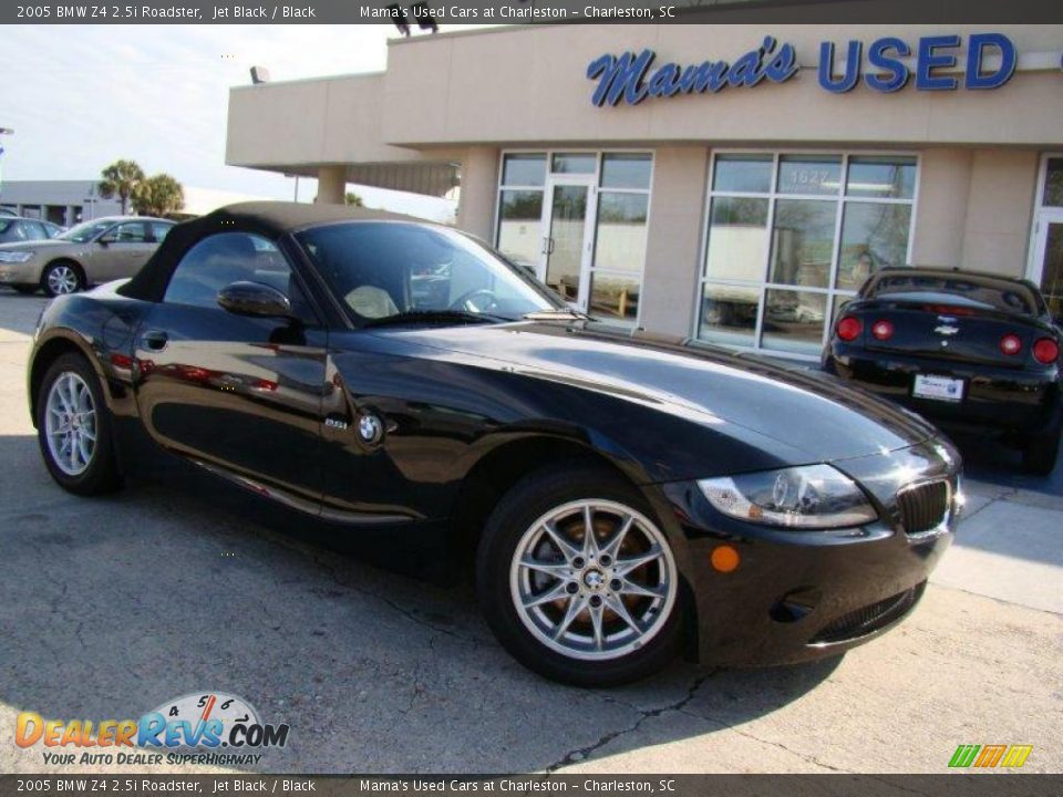 2005 BMW Z4 2.5i Roadster Jet Black / Black Photo #27