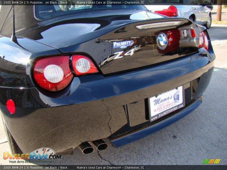 2005 BMW Z4 2.5i Roadster Jet Black / Black Photo #31