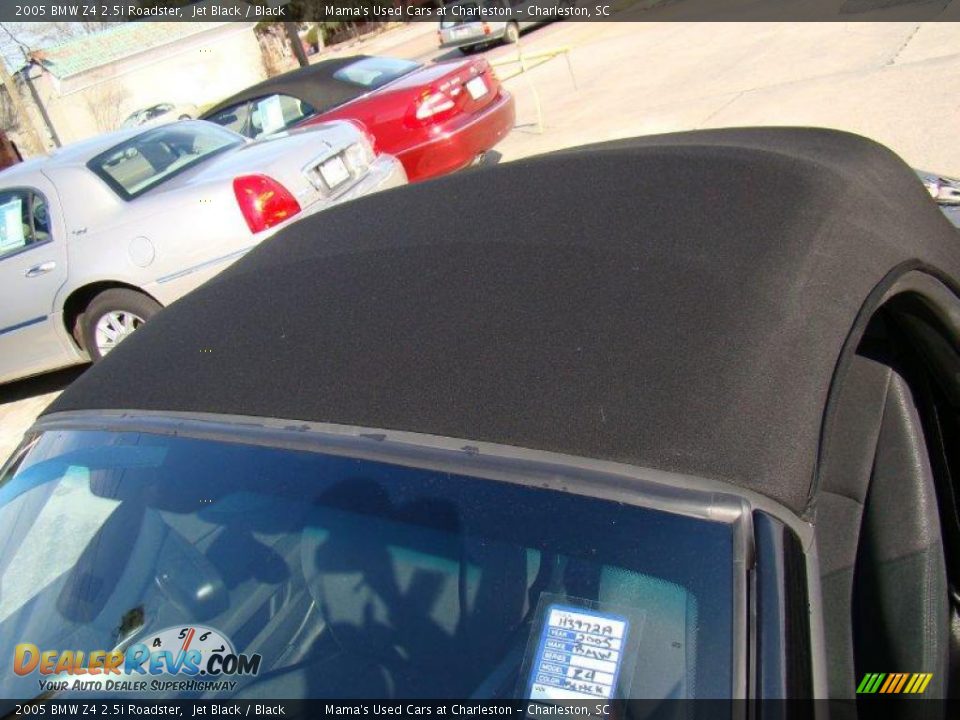 2005 BMW Z4 2.5i Roadster Jet Black / Black Photo #32