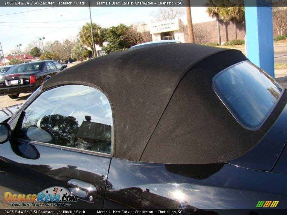 2005 BMW Z4 2.5i Roadster Jet Black / Black Photo #33