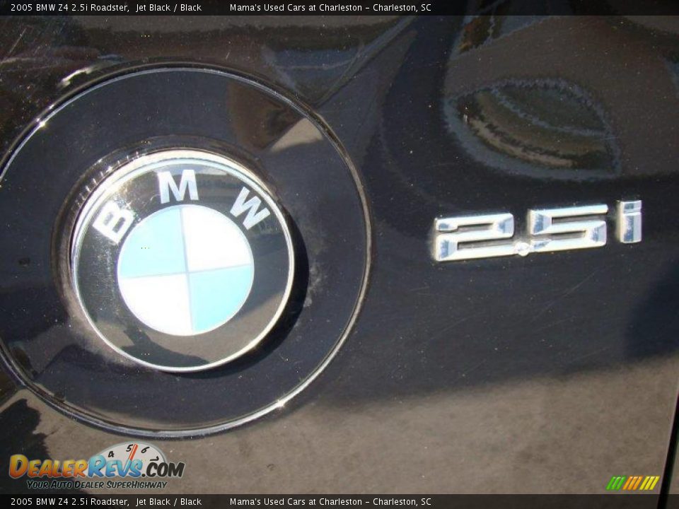 2005 BMW Z4 2.5i Roadster Jet Black / Black Photo #34