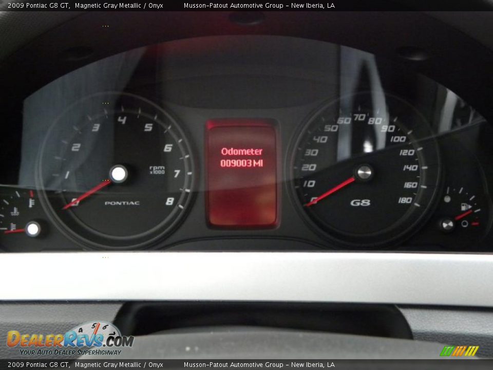 2009 Pontiac G8 GT Magnetic Gray Metallic / Onyx Photo #13
