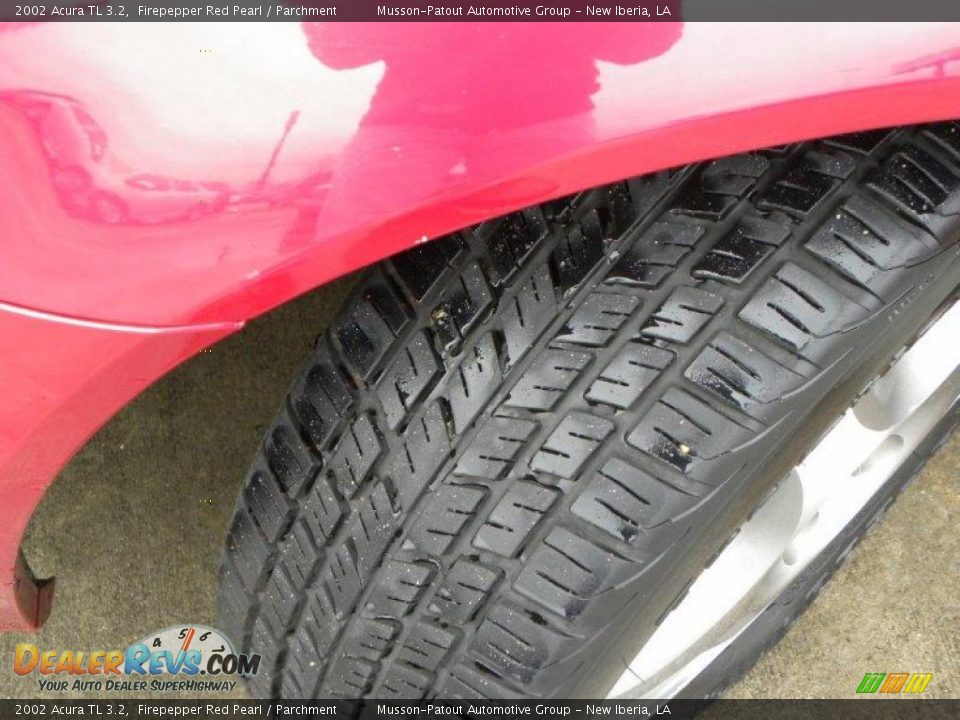 2002 Acura TL 3.2 Firepepper Red Pearl / Parchment Photo #14
