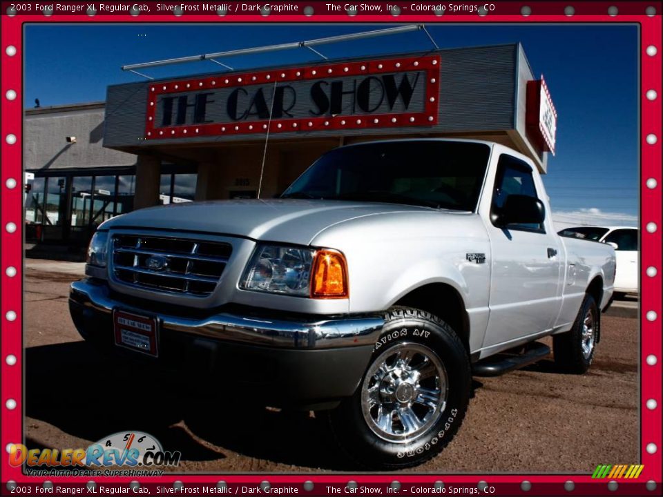 2003 Ford Ranger XL Regular Cab Silver Frost Metallic / Dark Graphite Photo #1