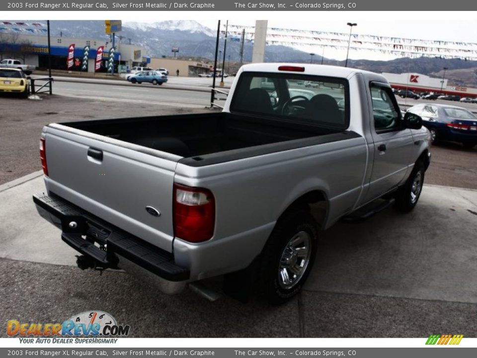 2003 Ford Ranger XL Regular Cab Silver Frost Metallic / Dark Graphite Photo #4