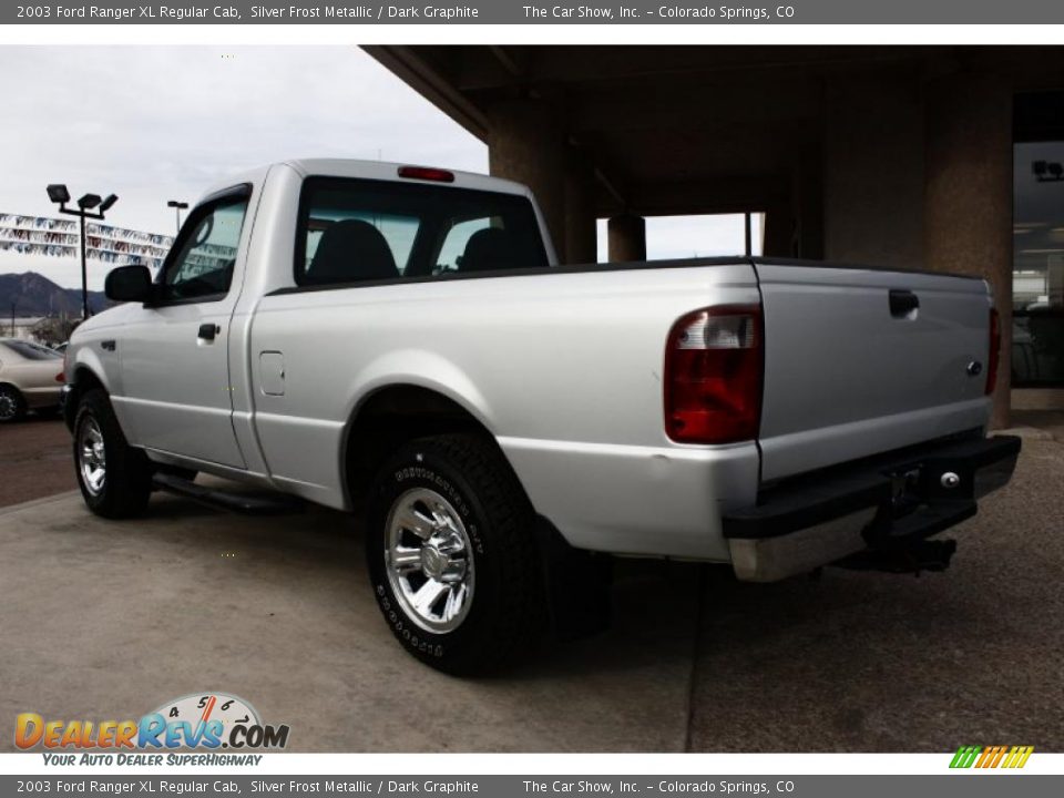 2003 Ford Ranger XL Regular Cab Silver Frost Metallic / Dark Graphite Photo #5