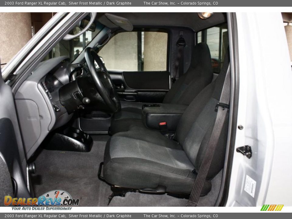 2003 Ford Ranger XL Regular Cab Silver Frost Metallic / Dark Graphite Photo #6
