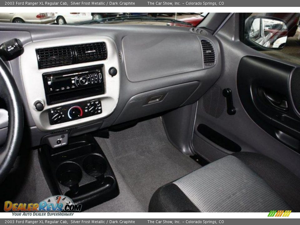 2003 Ford Ranger XL Regular Cab Silver Frost Metallic / Dark Graphite Photo #10