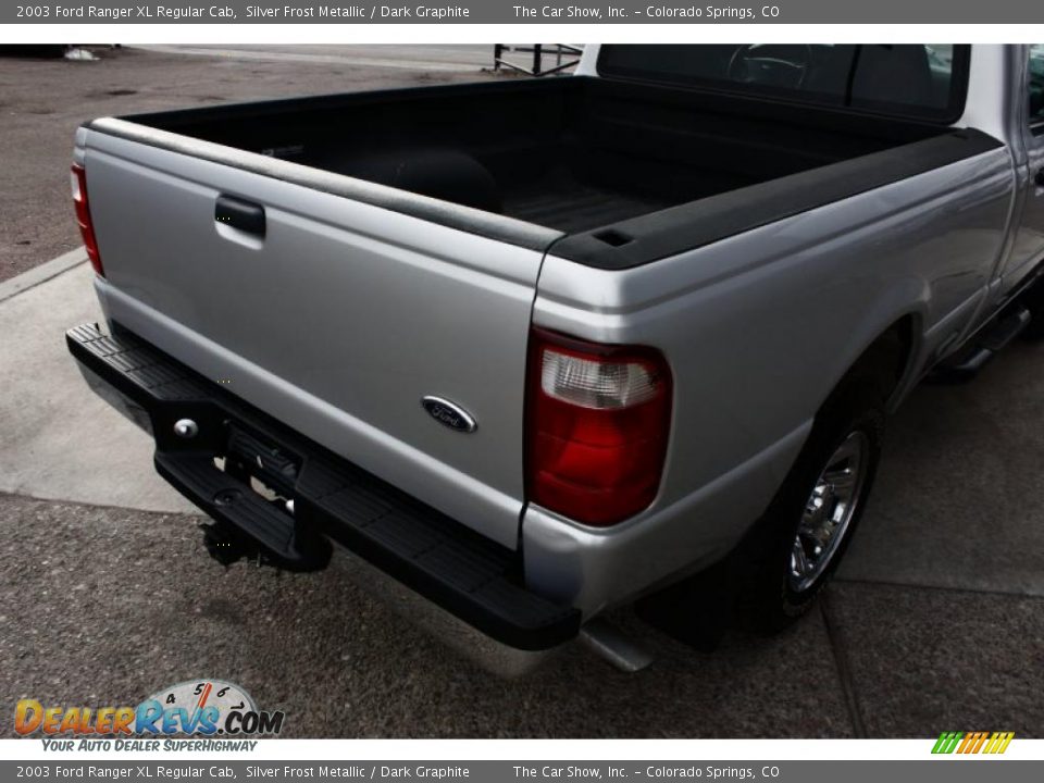 2003 Ford Ranger XL Regular Cab Silver Frost Metallic / Dark Graphite Photo #15