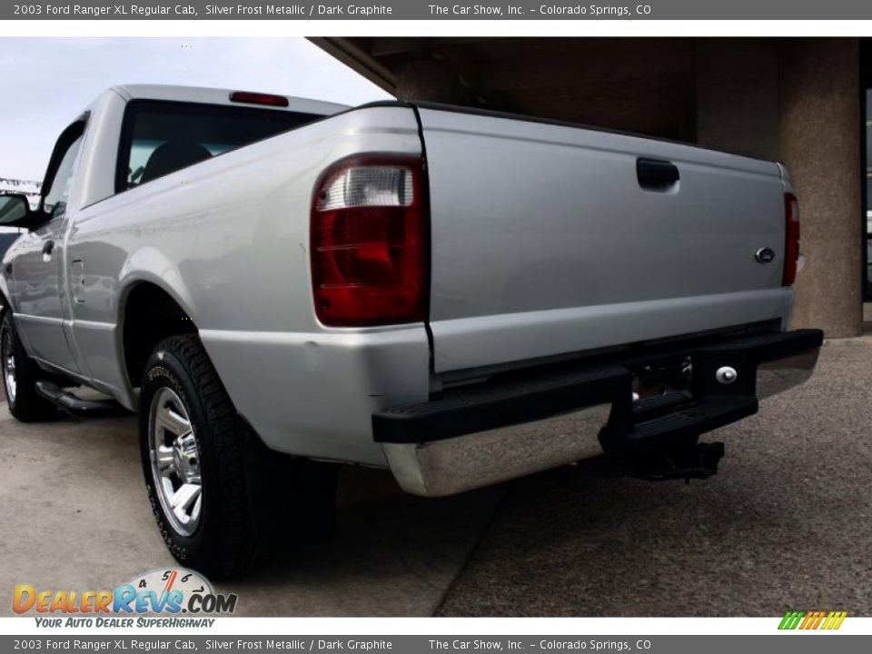 2003 Ford Ranger XL Regular Cab Silver Frost Metallic / Dark Graphite Photo #16