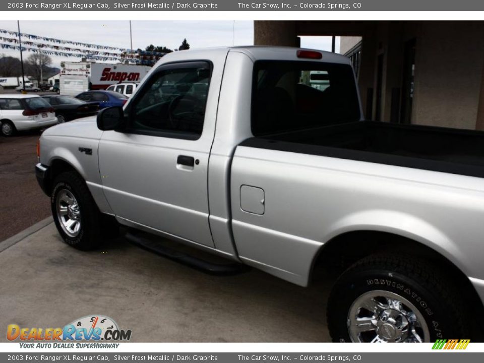 2003 Ford Ranger XL Regular Cab Silver Frost Metallic / Dark Graphite Photo #17