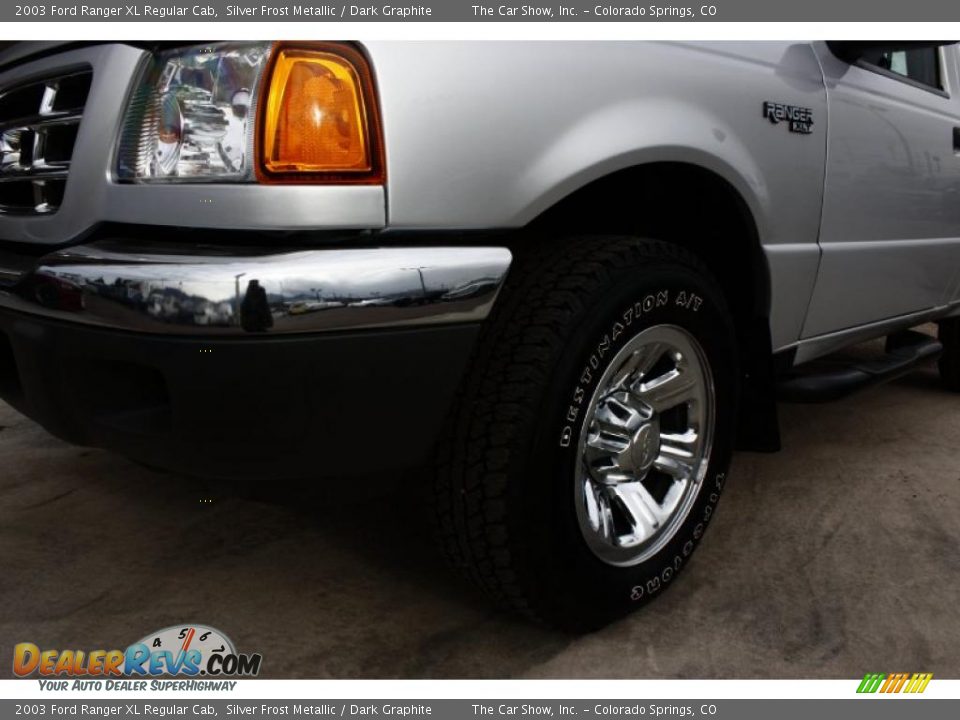 2003 Ford Ranger XL Regular Cab Silver Frost Metallic / Dark Graphite Photo #18
