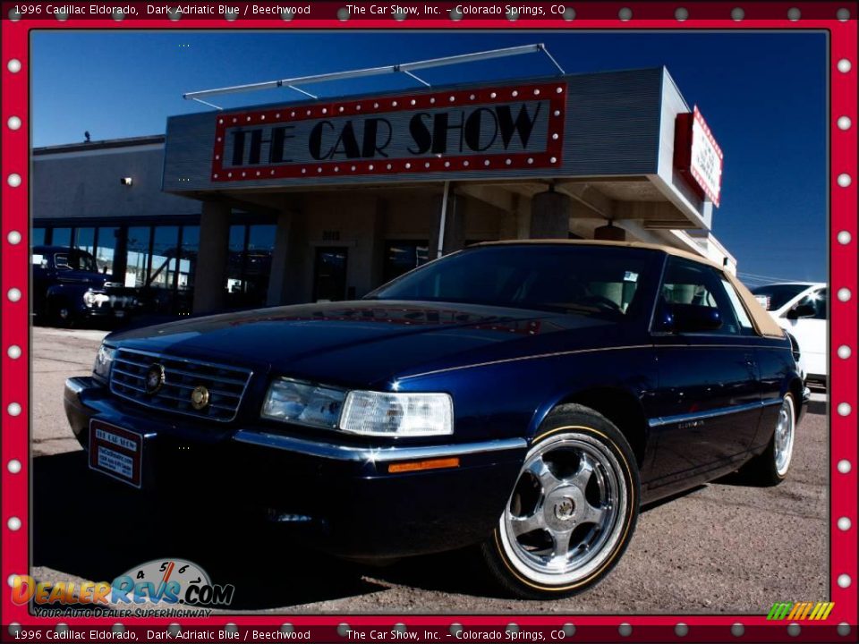 1996 Cadillac Eldorado Dark Adriatic Blue / Beechwood Photo #1