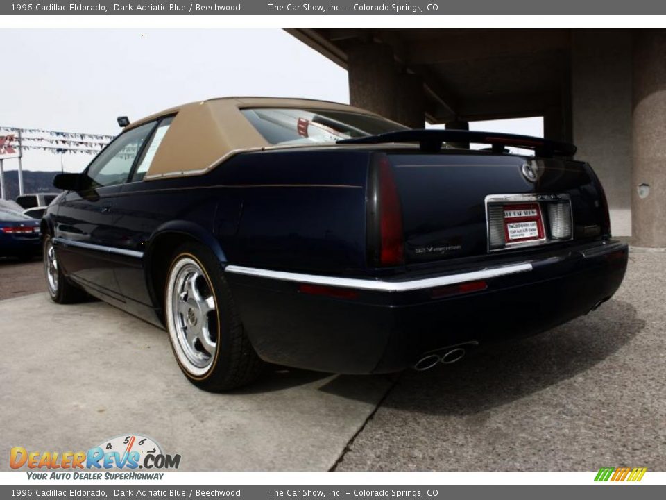 1996 Cadillac Eldorado Dark Adriatic Blue / Beechwood Photo #5