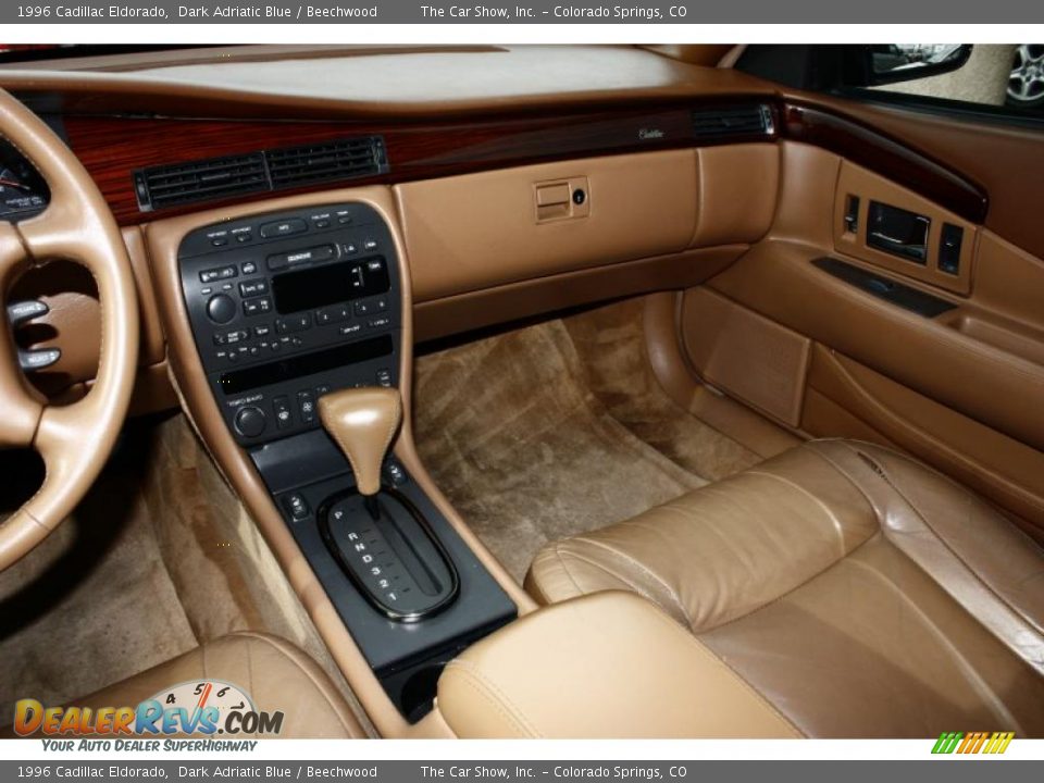 1996 Cadillac Eldorado Dark Adriatic Blue / Beechwood Photo #10