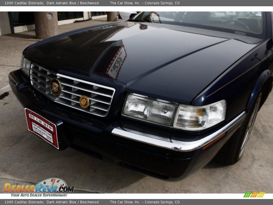 1996 Cadillac Eldorado Dark Adriatic Blue / Beechwood Photo #14