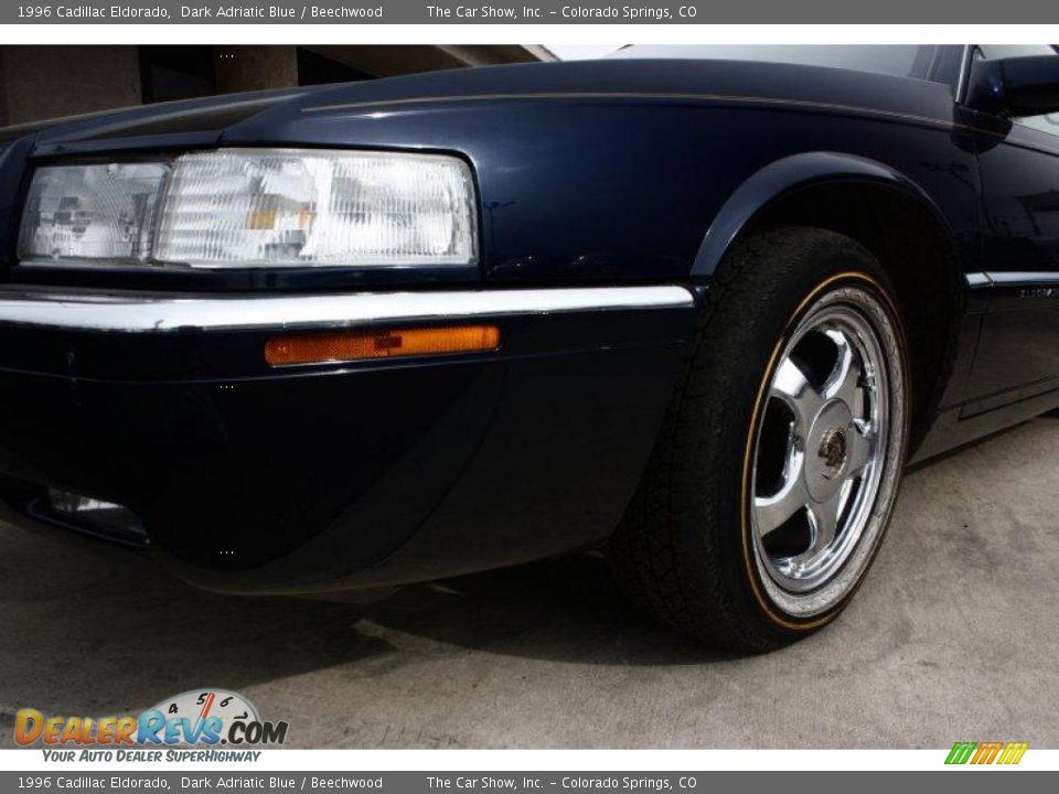 1996 Cadillac Eldorado Dark Adriatic Blue / Beechwood Photo #19