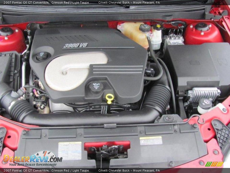 2007 Pontiac G6 GT Convertible Crimson Red / Light Taupe Photo #6