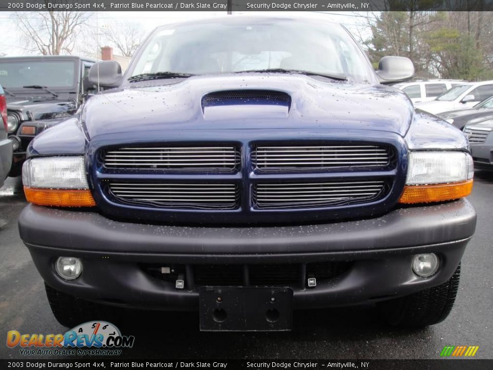 2003 Dodge Durango Sport 4x4 Patriot Blue Pearlcoat / Dark Slate Gray Photo #2