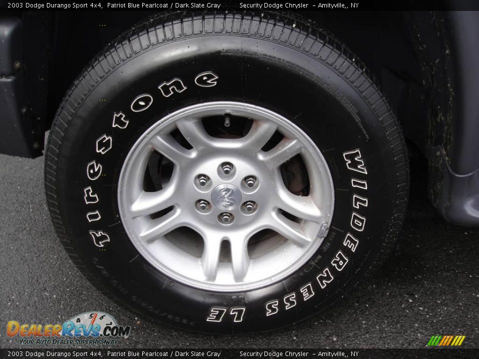 2003 Dodge Durango Sport 4x4 Patriot Blue Pearlcoat / Dark Slate Gray Photo #6