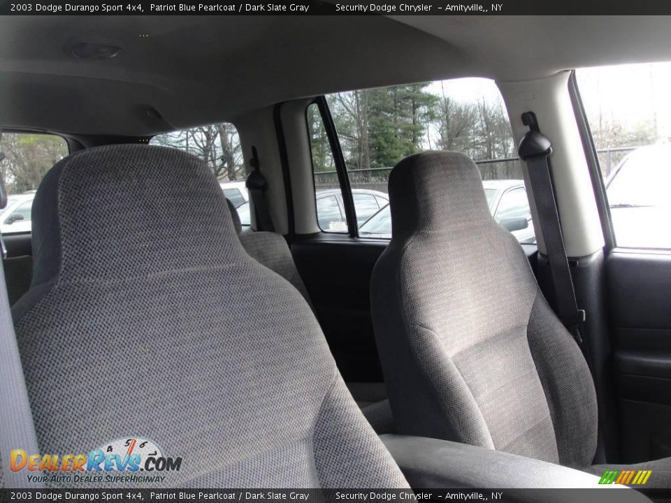 2003 Dodge Durango Sport 4x4 Patriot Blue Pearlcoat / Dark Slate Gray Photo #7
