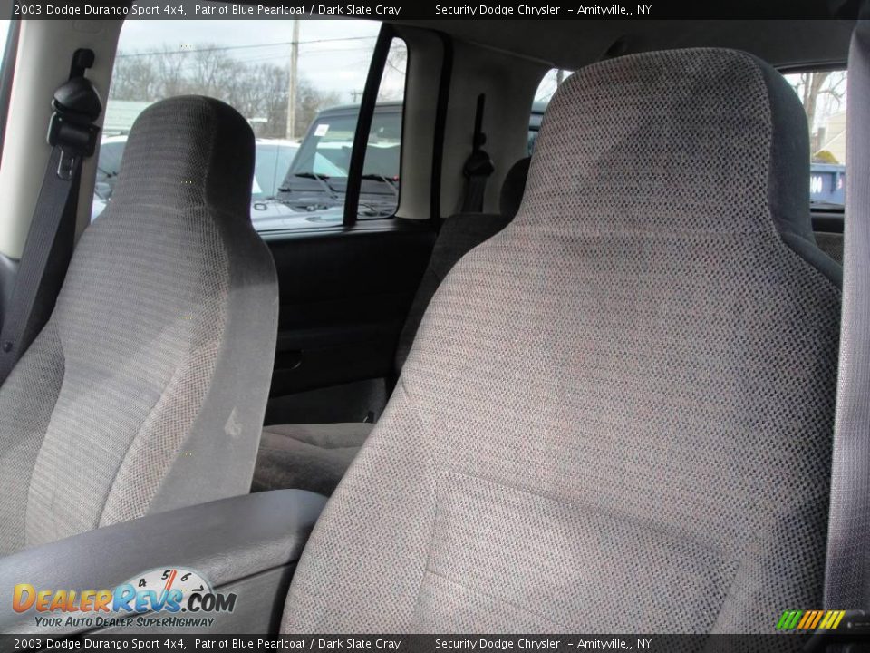 2003 Dodge Durango Sport 4x4 Patriot Blue Pearlcoat / Dark Slate Gray Photo #8