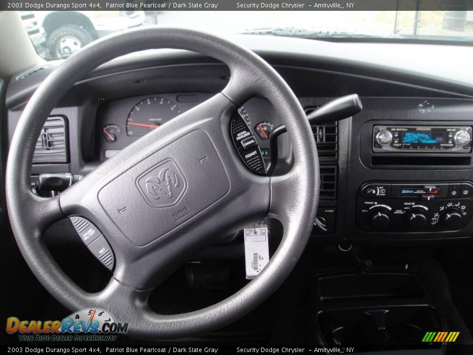 2003 Dodge Durango Sport 4x4 Patriot Blue Pearlcoat / Dark Slate Gray Photo #9