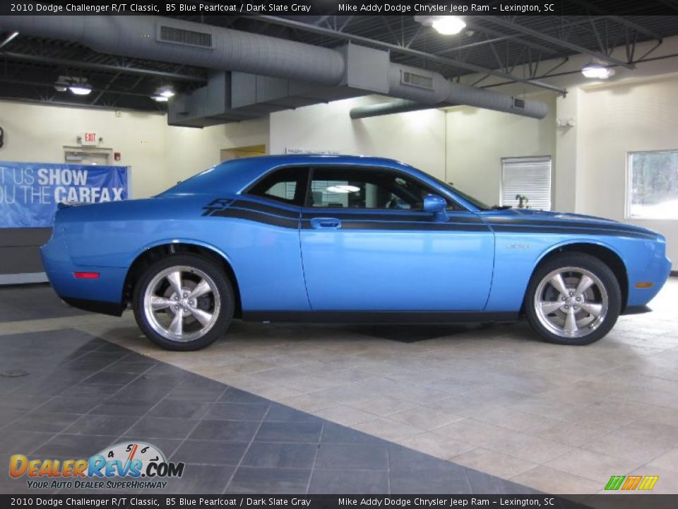 2010 Dodge Challenger R/T Classic B5 Blue Pearlcoat / Dark Slate Gray Photo #4