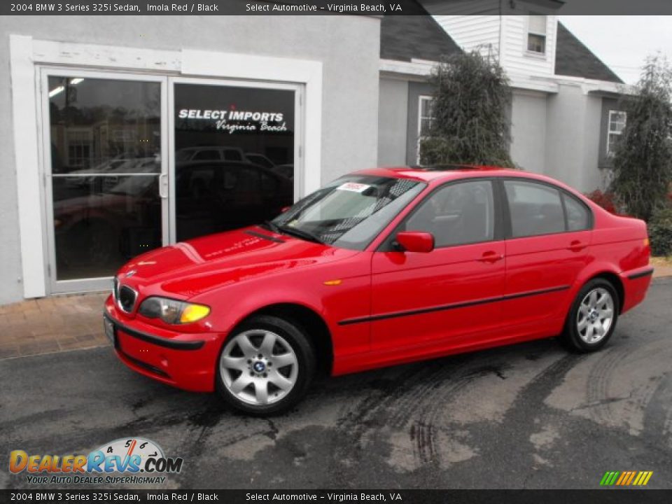 2004 BMW 3 Series 325i Sedan Imola Red / Black Photo #3