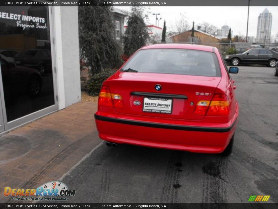 2004 BMW 3 Series 325i Sedan Imola Red / Black Photo #4