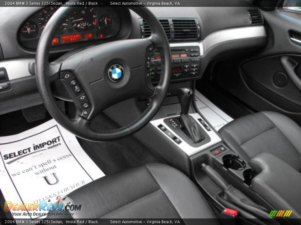 2004 BMW 3 Series 325i Sedan Imola Red / Black Photo #9