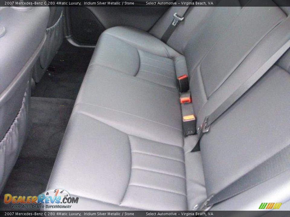 2007 Mercedes-Benz C 280 4Matic Luxury Iridium Silver Metallic / Stone Photo #11