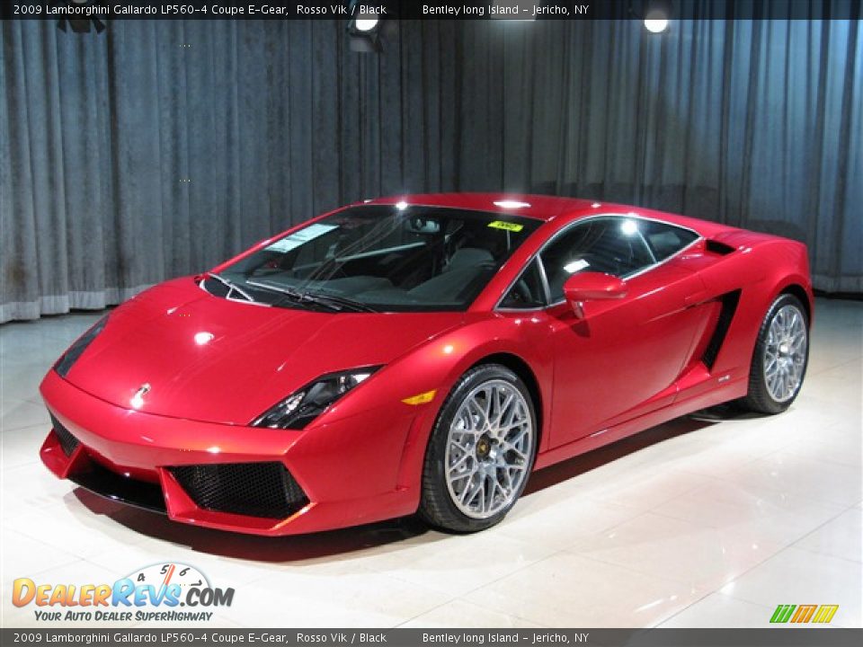 2009 Lamborghini Gallardo LP560-4 Coupe E-Gear Rosso Vik / Black Photo #1