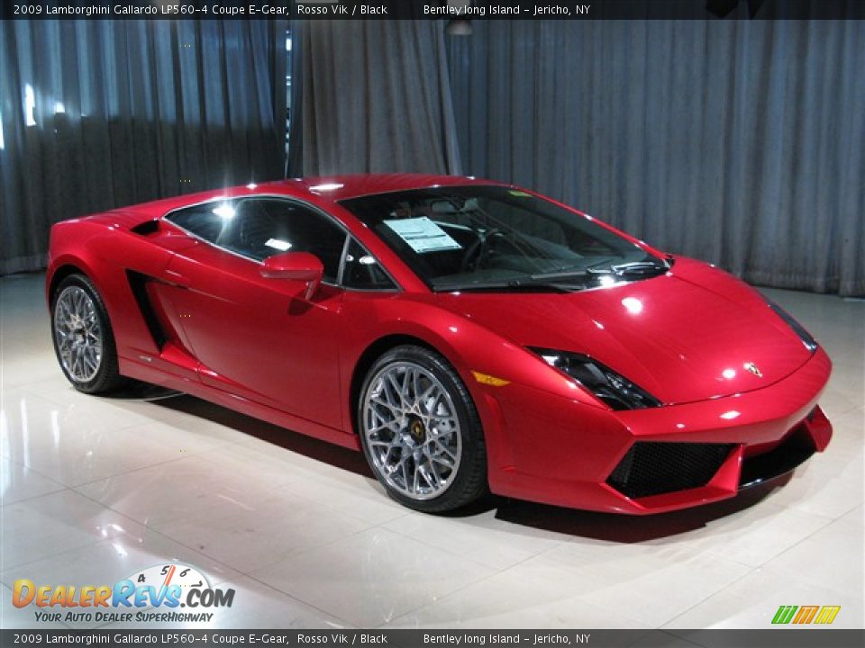 2009 Lamborghini Gallardo LP560-4 Coupe E-Gear Rosso Vik / Black Photo #3