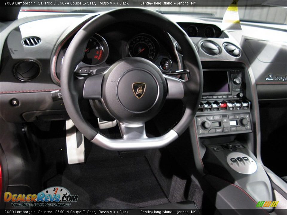2009 Lamborghini Gallardo LP560-4 Coupe E-Gear Rosso Vik / Black Photo #7