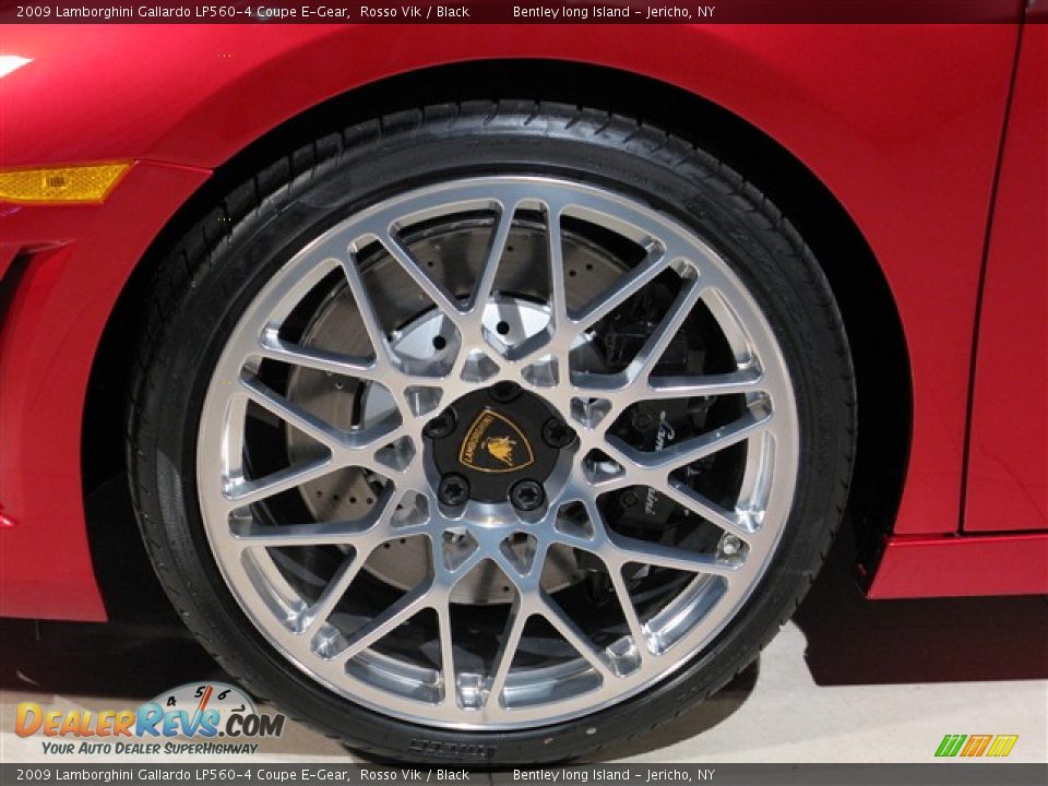 2009 Lamborghini Gallardo LP560-4 Coupe E-Gear Rosso Vik / Black Photo #11