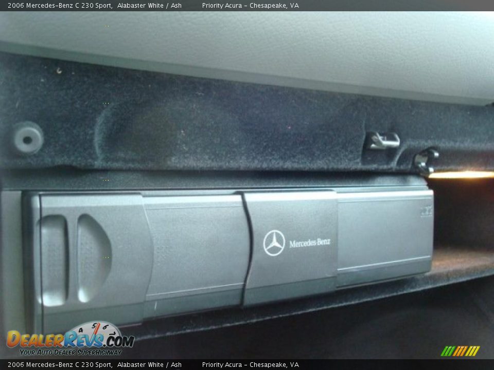 2006 Mercedes-Benz C 230 Sport Alabaster White / Ash Photo #19