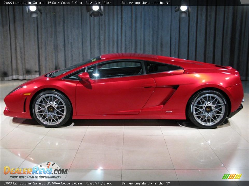 2009 Lamborghini Gallardo LP560-4 Coupe E-Gear Rosso Vik / Black Photo #14