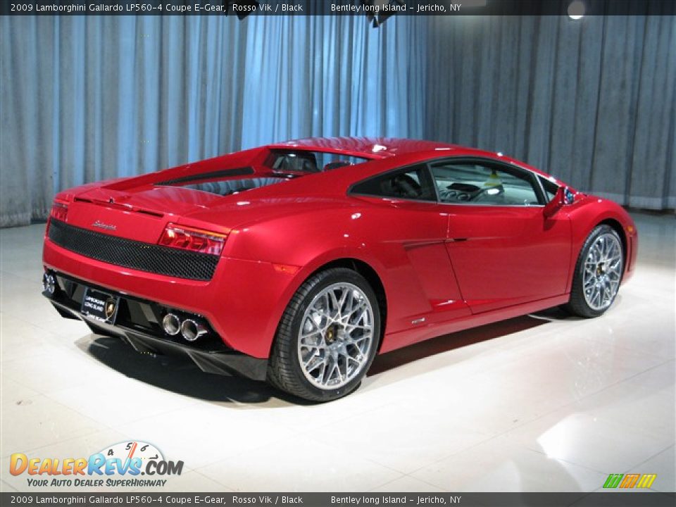 2009 Lamborghini Gallardo LP560-4 Coupe E-Gear Rosso Vik / Black Photo #15