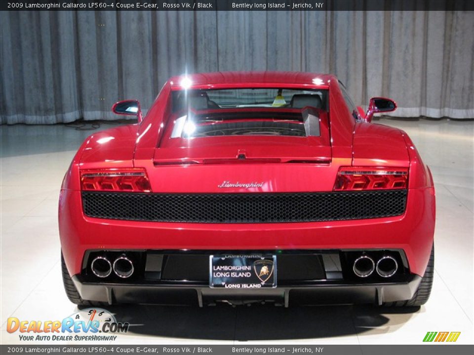 2009 Lamborghini Gallardo LP560-4 Coupe E-Gear Rosso Vik / Black Photo #16